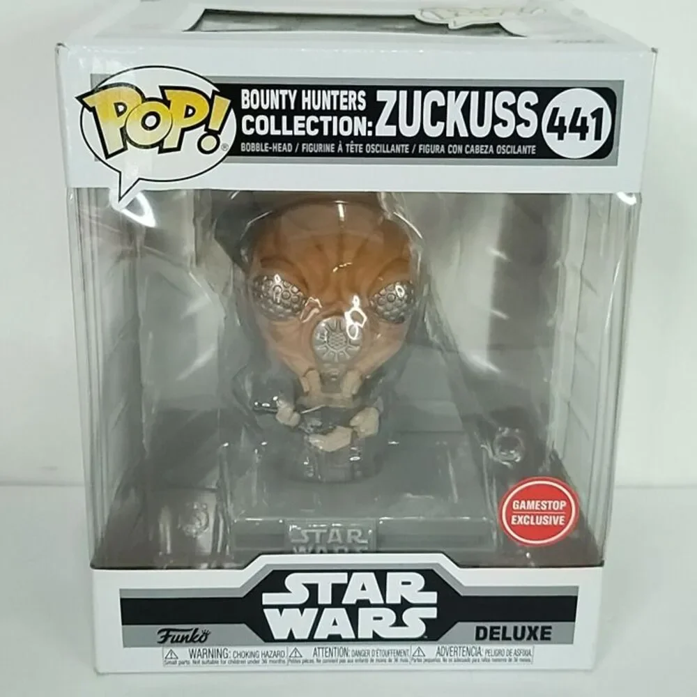 Funko Pop! Star Wars Bounty Hunter Collection Zuckuss 441 GameStop Exclusive NEW